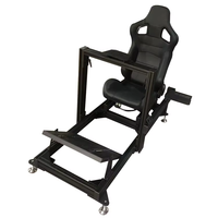 Kit simulateur de cockpit de course populaire en Europe avec siège de jeu confortable 4080 40160 pour équipement de jeu vidéo de conduite virtuelle