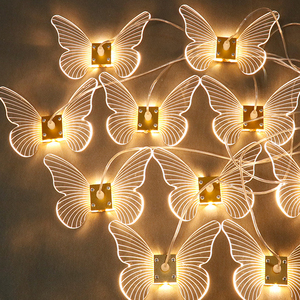 Luminous Acrylic Brushed butterfly Chandelier, Wedding Hall, Wedding Stage, Ceiling Venue, Decoration Props - Product Image 3