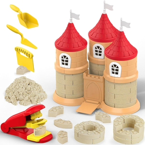 Kinetiek Zintuiglijke Kinderen Spelen Zand Bouw Speelgoed Huis Fort Kit Kinetiek Speelgoed Zand Speelset - Product Image 4