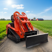 Hochwertiger Mini-Kompaktlader für Landwirtschaft/Bergbau mit Schaufel und verschiedenen Anbaugeräten erhältlich