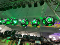 Treuil de levage LED DMX Kinetic Football Full Color Beam Light pour Disco
