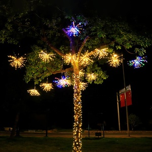 Lampu Pancuran LED Strip tahan air luar ruangan kualitas tinggi IP65 hujan <span class=keywords><strong>Meteor</strong></span> Cluster petasan peri untuk liburan Natal - Product Image 1