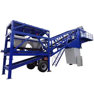 Stable Performance Portable Concrete Mixing Plant Concrete Batching Plants