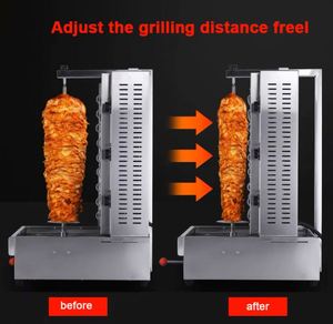 <span class=keywords><strong>Parrilla</strong></span> <span class=keywords><strong>de</strong></span> Gas Comercial para Barbacoa, Asador Vertical Automático, Máquina para Shawarma para Restaurante - Product Image 2