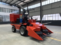 Coupe-silage autopropulsé 4QZ2100, conception légère, réduit la compactation du sol sur les rizières humides et molles en Asie du Sud-Est