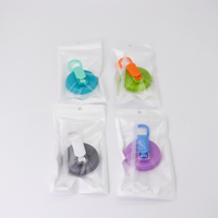 Pailles en silicone BPA-FREE Couvertures de canettes de soda Protecteur de bouchon de canette en plastique réutilisable Couvercles de cola avec pailles