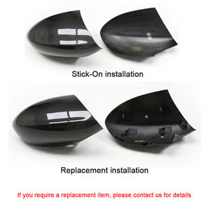 Coques de rétroviseurs latéraux personnalisées en fibre de carbone sèche à coller pour <span class=keywords><strong>BMW</strong></span> 1M E82 E92 E93 E90 M3 – Amélioration des coques de rétroviseurs - Product Image 2