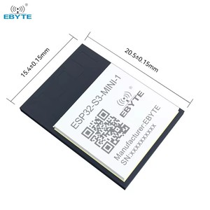 Ebyte-Módulo WiFi Ble de Doble <span class=keywords><strong>N</strong></span>úcleo, Protocolo de Chip, 200 <span class=keywords><strong>B</strong></span>/<span class=keywords><strong>G</strong></span>/<span class=keywords><strong>N</strong></span> y Ble 802,11 5,0 GHz, 2,4 m, 1 Unidad - Product Image 1