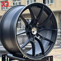 Velg Tempa Cekung Dalam 18-20 Inch 5X120 5X112 G025 Matte Black Hollow Out untuk Z4 M4 M2 M3 E90 E92 E93 E60 CLA CLE CLS