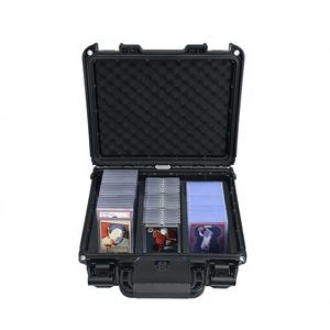 Estuche de Almacenamiento de Tarjetas Graduadas de Cuero Moderno, Impermeable, con Logotipo Personalizado, de Alta Calidad, al por Mayor, para Coleccionistas - Product Image 1