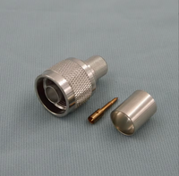 Conector Coaxial Macho a Prueba de Agua Tipo N de 50 ohmios para Cable LMR400