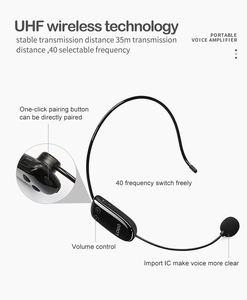 Di Động Tai Nghe Không Dây Microphone Giáo Viên Bằng Giọng Nói Khuếch Đại Chuyên Nghiệp Cá Nhân Khuếch Đại Bluetooth 5.0 Khuếch Đại Loa - Product Image 4