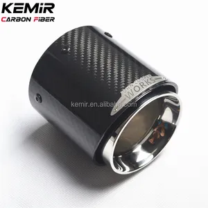 Sợi Carbon Mini Jcw Phong Cách Đuôi Ống Xả Ống Lời Khuyên Cho Mini Cooper S F54 F55 F56 F57 F60