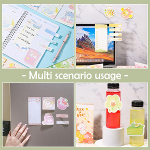 Mignon bloc-notes autocollant pour liste de choses à <span class=keywords><strong>faire</strong></span>, mémo amovible, papier de planification, fournitures de bureau et scolaires, cadeau pour étudiant - Product Image 6