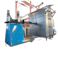 Machine de moulage par rotation pour produits creux et en plastique, type navette, garantie 5 ans, tension 0V