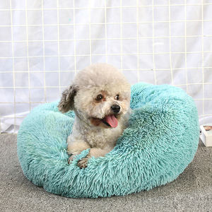 En gros Amovible Lavable 40cm - 120cm Deluxe Lit Pour Animaux De Compagnie Rond Animal <span class=keywords><strong>Chat</strong></span> Coussin Lits Pour Animaux De Compagnie - Product Image 4