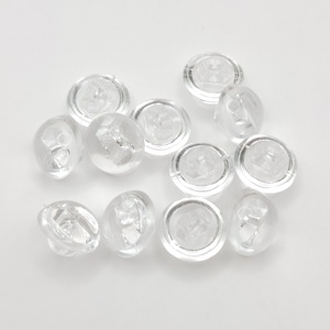 8Mm/10Mm/12Mm Kích Thước Nhỏ Nhựa Dome Acrylic Nút Kính Trong Suốt Dome Nút Cho Váy Cưới - Product Image 1