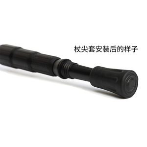 Goylu <b>Hiking</b> Pole Rubber Tip Cover 11mm Inner Diameter Anti Slip Walking Stick Accessories Protective Head <b>Cap</b> - Product Image 4