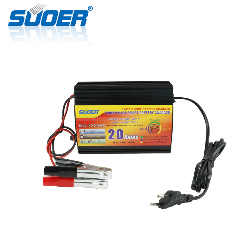 Suoer 12V 40Amp Intelligent Automatic Universal