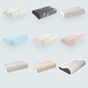 Ergonomic Bộ nhớ bọt gối cho giấc ngủ sâu không áp lực thiết kế có thể tháo rời Bìa biểu tượng Tùy chỉnh hình dạng hình chữ nhật cho nhà khách sạn sử dụng - Product Image 3