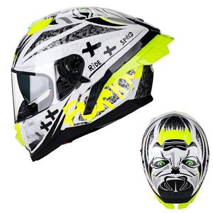 Soldes Exceptionnelles : <span class=keywords><strong>Casque</strong></span> Intégral Hiver Belge pour <span class=keywords><strong>Moto</strong></span> Électrique, Édition Commémorative, Double Visière, Emplacement pour Lunettes, pour LAZER - Product Image 3