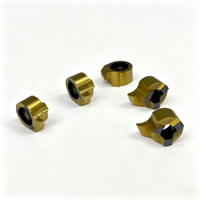 FONHAE BM07 Plaquettes de rainurage interne droites en carbure revêtu HRA 91.9-92.6, haute résistance à l'usure, pour machines-outils de tournage CNC