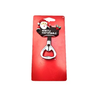 Christmas Santa Zinc Alloy Bottle Opener Cork Stopper Wine Beer Party Decorative Gift - Product Image 3