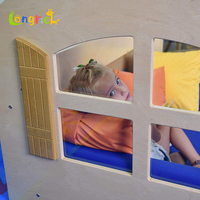 Mobilier Montessori pour garderie, bibliothèque pour tout-petits, salle de jeux, coin de lecture préscolaire moderne, fournisseurs de repaire en bois pour la maternelle