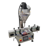 Machine de remplissage automatique de poudre sèche pour cosmétiques, café et épices, avec vis sans fin, pour petites entreprises