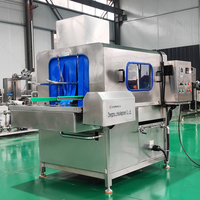 Machine à laver et à sécher les fruits et légumes, bac de lavage, nettoyeur de paniers, laveuse de paniers pour palette