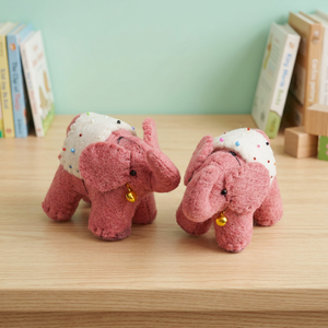 Peluche Éléphant Unisexe en Feutre de Laine Écologique, Faite à la Main, Ludique, Personnalisable, pour Enfants, Design Népalais, Personnalisation sur Mesure - Product Image 2