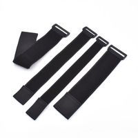 Sangle auto-agrippante double face élastique et résistante à la chaleur en nylon écologique pour vêtements, sacs et chaussures