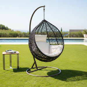 <span class=keywords><strong>Fauteuil</strong></span> balançoire suspendu double d'<span class=keywords><strong>occasion</strong></span> pour l'extérieur et l'intérieur, idéal pour patio, jardin, ou comme lit de repos. - Product Image 1