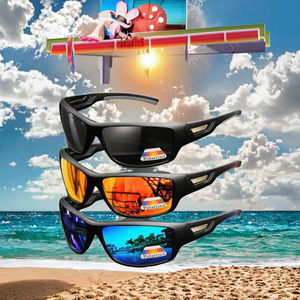 Trendy Wholesale Cycling <strong>Sunglasses</strong> Outdoor Bicycle UV400 Windproof TAC <strong>Sports</strong> <strong>Polarized</strong> Custom Logo Anti UV for Driving Running - Product Image 3