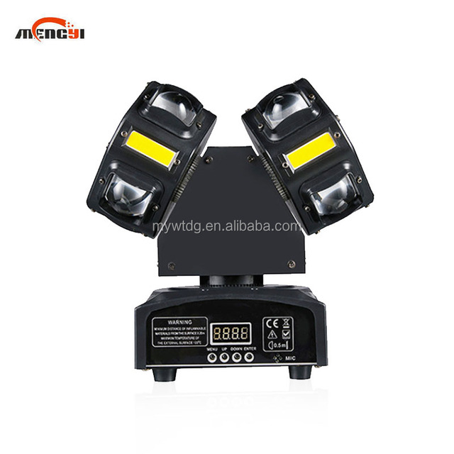 Double-Headed Forearm Tiger Shaking Head Light Flash Rotating Color Beam Light DMX512 Stage Light