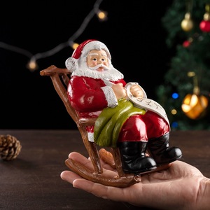 Soprammobili scultura in resina babbo natale statua di natale natale natale forniture Festive regali da tavolo ornamento da tavolo - Product Image 2