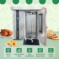 Industrie conventionnelle 10 16 64 plateau hôtel Bred gaz biscuit boulangerie machine Philippines four à grille rotatif électrique