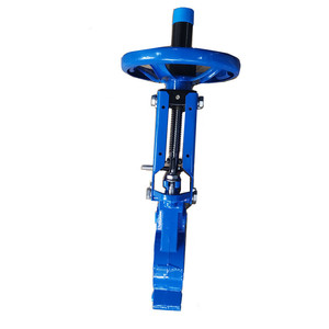 Válvula de Compuerta de Cuchilla de Acero Fundido WCB DN80 PN16 Industrial para Tratamiento de Aguas Residuales - Product Image 2