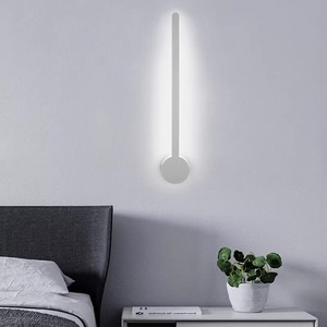 โคมไฟติดผนังแบบยาวเรียบง่ายปรับแต่งได้ โคมไฟติดผนัง LED สำหรับห้องนั่งเล่น ห้องนอน ข้างเตียง ทางเดิน ดีไซน์ทันสมัย ปรับความสว่างได้ไม่จำกัด - Product Image 4