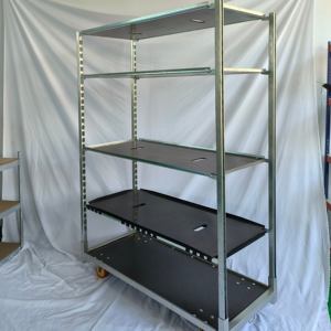 מרכז הגן מתגלגל תחבורה אחסנה מתכת חצי דנית טרולי פרחים טרולי דנית עגלה - Product Image 5