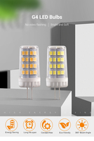Ampoule LED G4 non dimmable AC/DC 12V 4W 480LM Céramique+PC Angle de faisceau 360° Source lumineuse pour lustre et applique murale Vente en gros