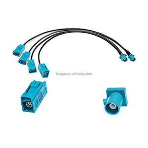 Blauwe Fakra Z Female naar Fakra Z Male meters RG174 draadantenne adapter connector antenne verlengkabel - Product Image 1