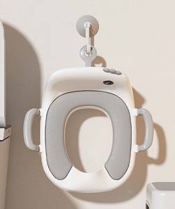 Couvre-siège de toilette universel moderne pour enfants, anti-éclaboussures, design portable, usage domestique, salle de bain, matériau PP - Product Image 5