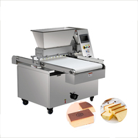 Machine de remplissage automatique PLC commerciale pour boulangerie, haute productivité, pour pâte à gâteau (farine/eau) et lait, 220V, garantie 2 ans