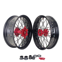 Jeu de roues à rayons Supermoto 16"/17" avec jantes en aluminium CNC pour KTM EXC/SX-F 125-500 2003-2016 Kit de course haute performance