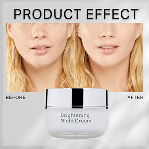 Marque privée Niacinamide Acide kojique Éclaircissant Tone uniforme Lifting Raffermissant Dissolvant <span class=keywords><strong>de</strong></span> Taches Noires Crème <span class=keywords><strong>de</strong></span> <span class=keywords><strong>Nuit</strong></span> pour les Soins du Visage - Product Image 4
