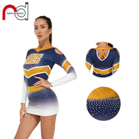 Conception personnalisée RD Différents strass mystique adulte cheerleading uniforme vêtements