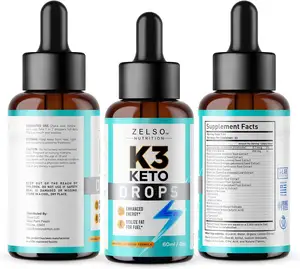 K3 Keto Drops Pérdida de peso Quemador de grasa Refuerzo del metabolismo Perder peso Rápido Avanzado Keto Carb Blocker Supresor del apetito