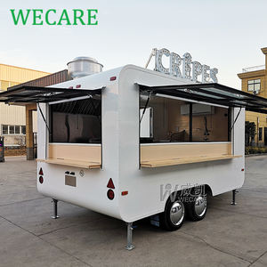WECARE открытый десерт лимонад джелато тележка для мобильного сока бар пузырьковый чай еда грузовик реморк Alimentaire концессионный прицеп - Product Image 4