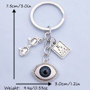 Moda europea y americana accesorios de bricolaje oftalmología ojo gráfico gafas <span class=keywords><strong>oftalmólogo</strong></span> regalo llavero - Product Image 6